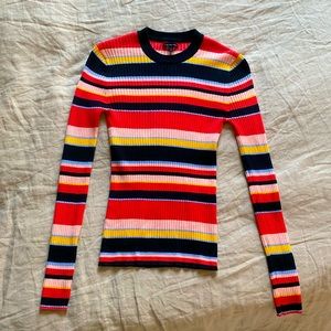 ❣️WHO WHAT WEAR 70s inspired ribbed sweater - size S
